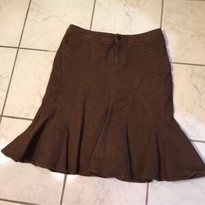 Bandolino Brown Stretch Skirt size 10